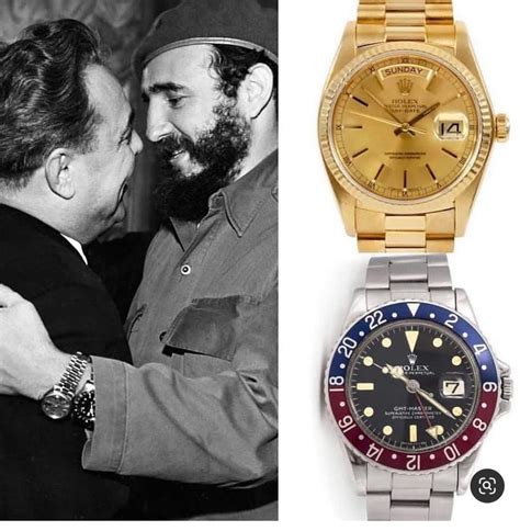 why did castro wear two watches|fidel castro rolex watch.